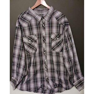 Mens Big&Tall 4XT Western Wear  Shirt.New No Tags. High Noon. Logos Rodeo Cowboy